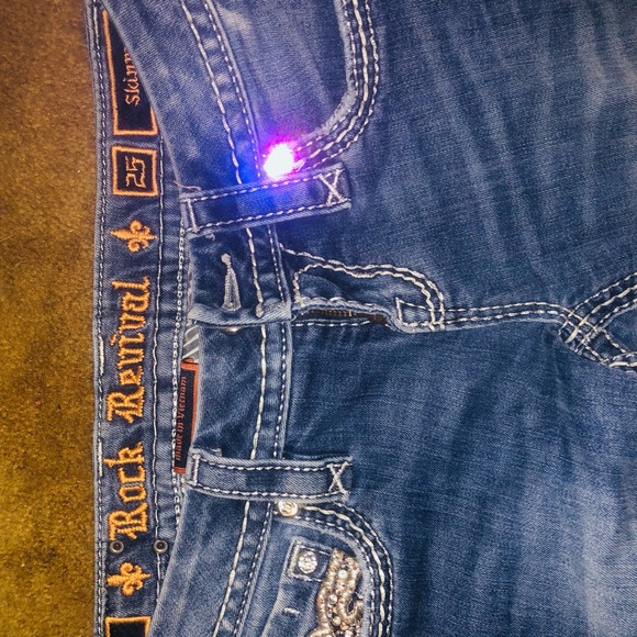 Rock Revival Men's Blue Jeans - Picture 1 of 3